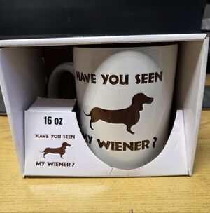 Dachshund Lover's White and Brown Mug